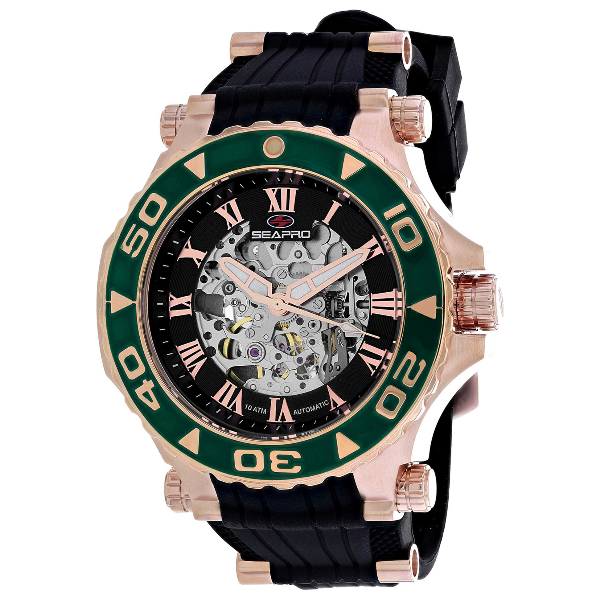 Front view of Seapro Seaway Men's Automatic Watch SP7754