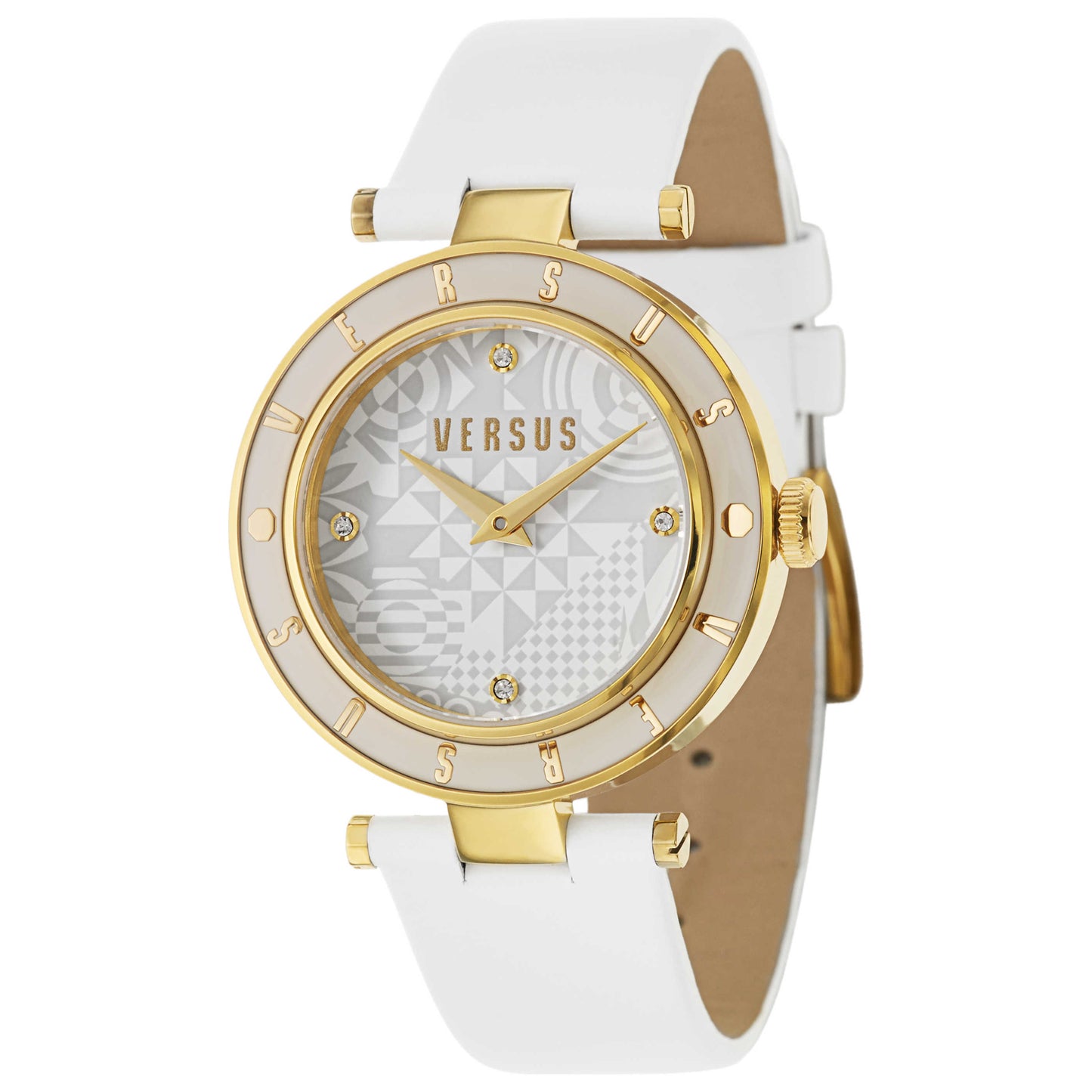 Front view of Versus Versace Logo Women's Japanese Quartz (Battery-Powered) Watch SP8070014