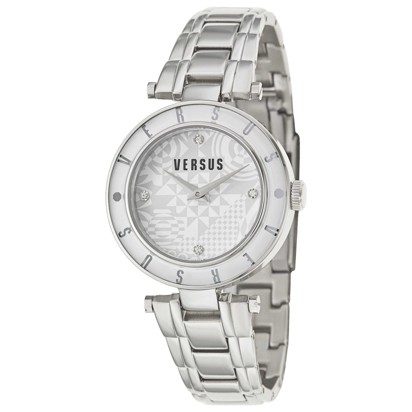 Front view of Versus Versace Logo Women's Japanese Quartz (Battery-Powered) Watch SP8100014