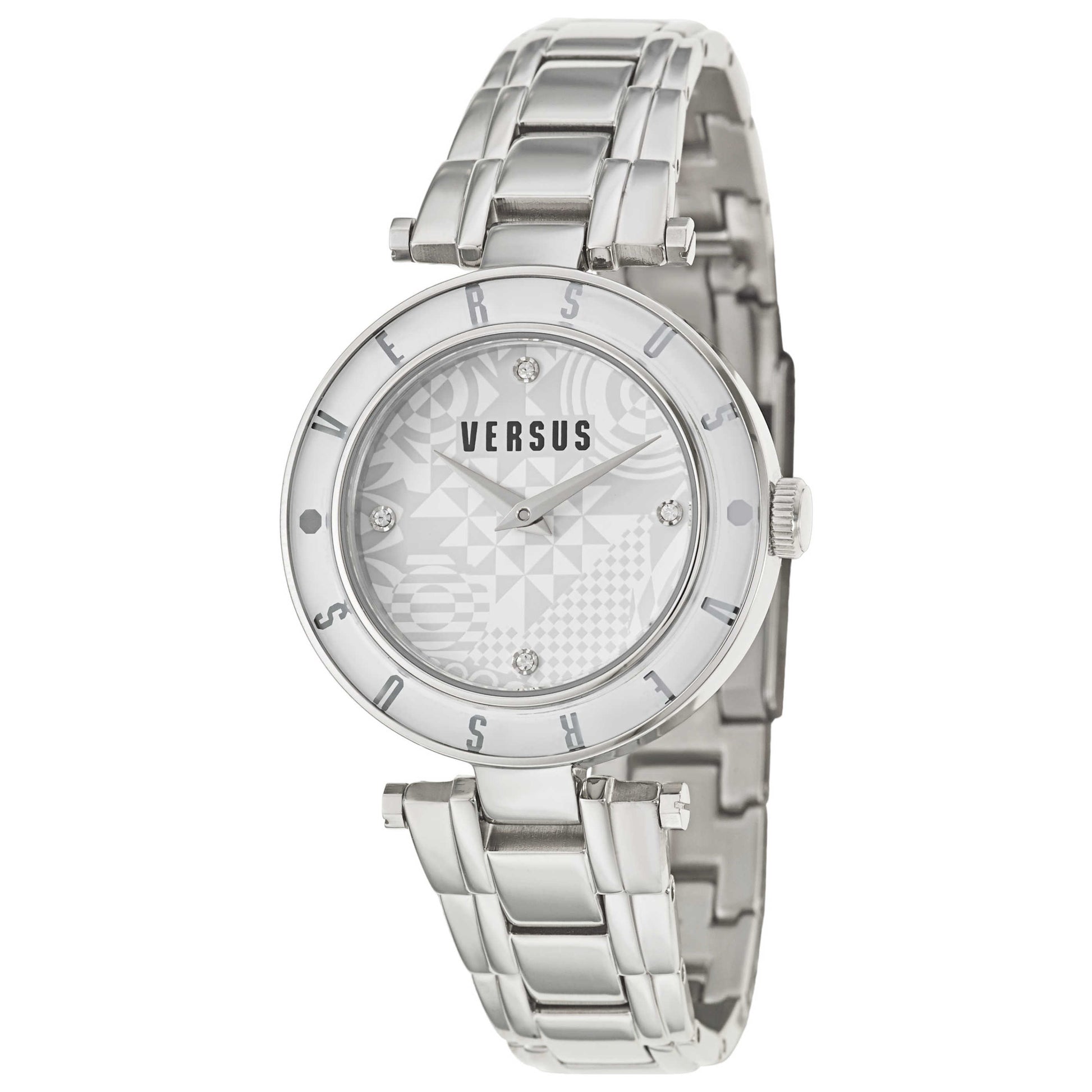 Front view of Versus Versace Logo Women's Japanese Quartz (Battery-Powered) Watch SP8100014