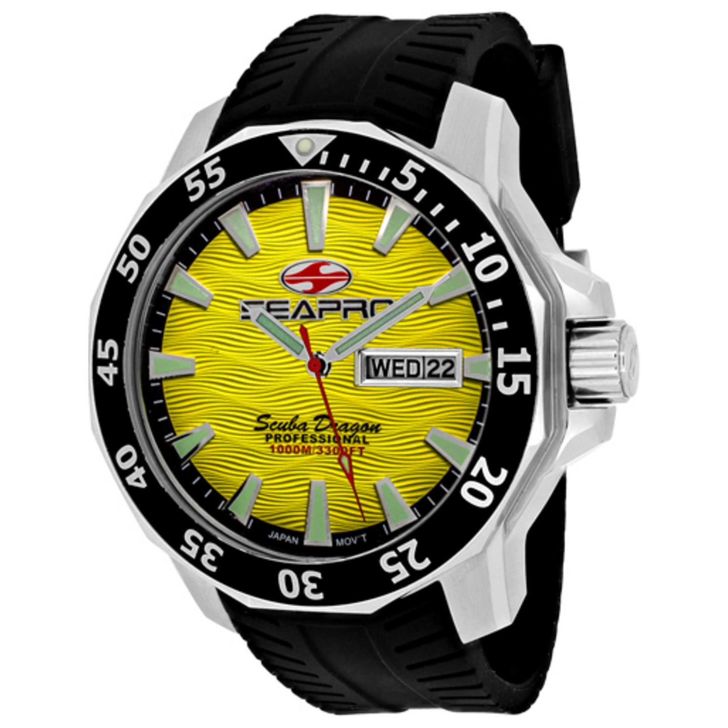 Front view of Seapro Scuba Men's Quartz Watch SP8313