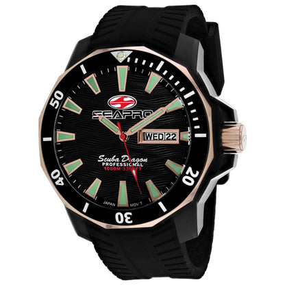 Front view of Seapro Scuba Dragon Diver Men's Quartz Watch SP8320