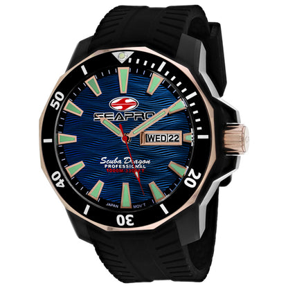 Front view of Seapro Scuba Dragon Diver Men's Quartz Watch SP8322