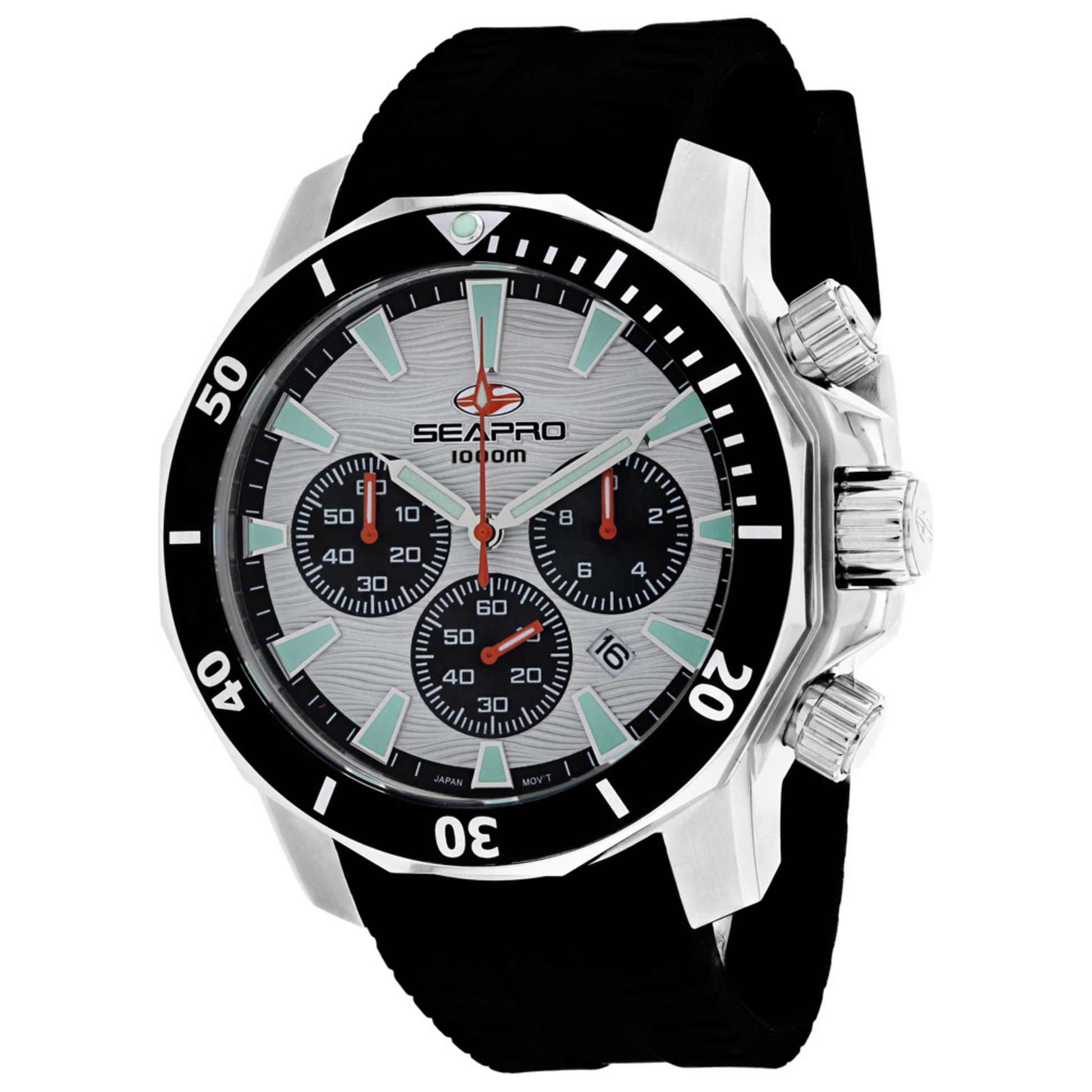 Front view of Seapro Scuba Dragon Diver Men's Quartz Watch SP8342R