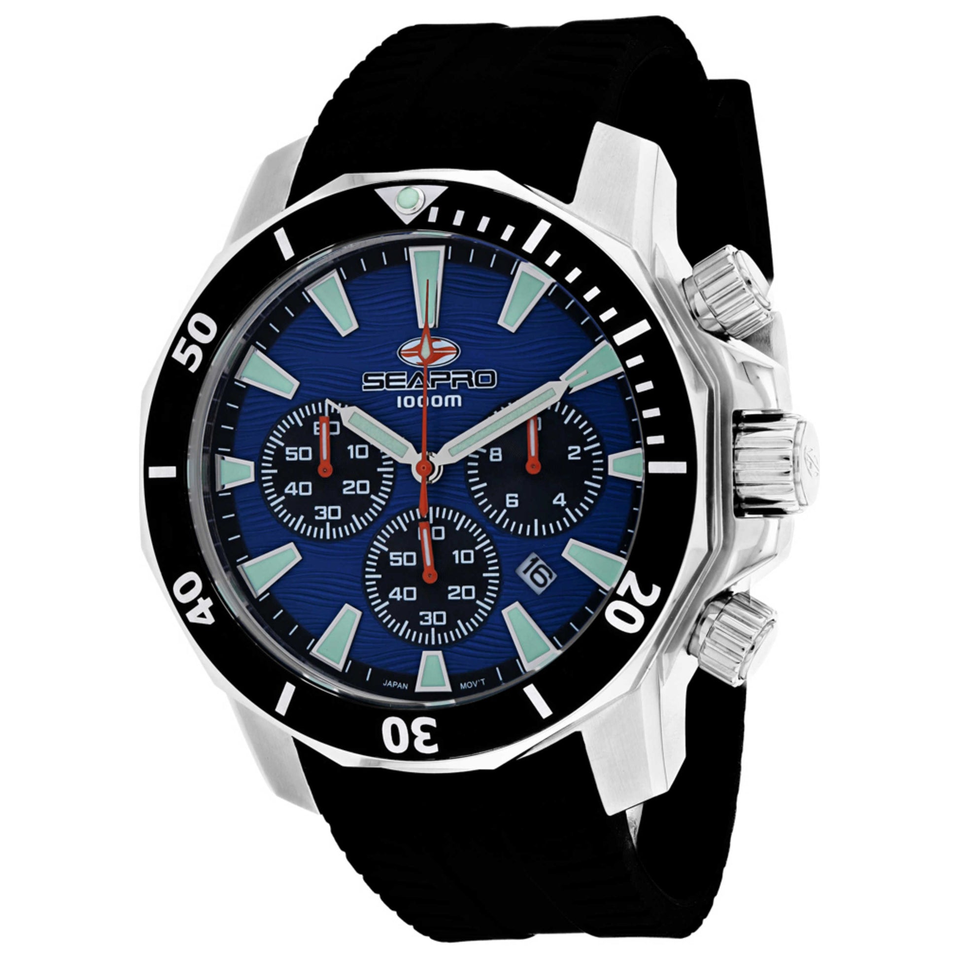 Front view of Seapro Scuba Dragon Diver Men's Quartz Watch SP8344R