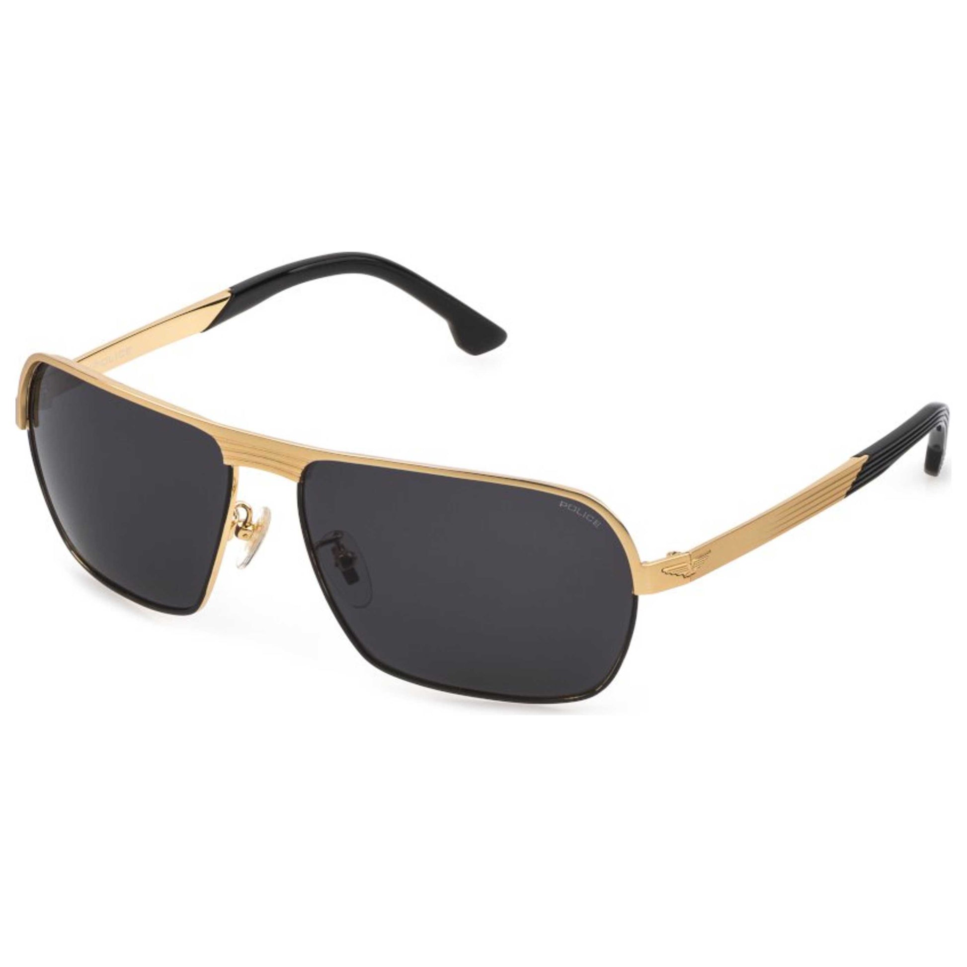 Front view of Police Men's Sunglasses SPLC36M-301-62