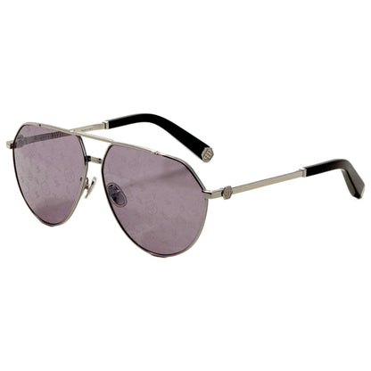 Front view of Philipp Plein Men's Sunglasses SPP007M64528L