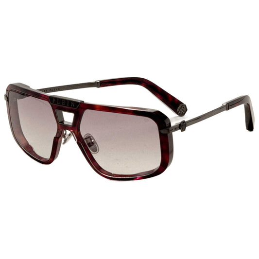 Front view of Philipp Plein Men's Sunglasses SPP008M0777