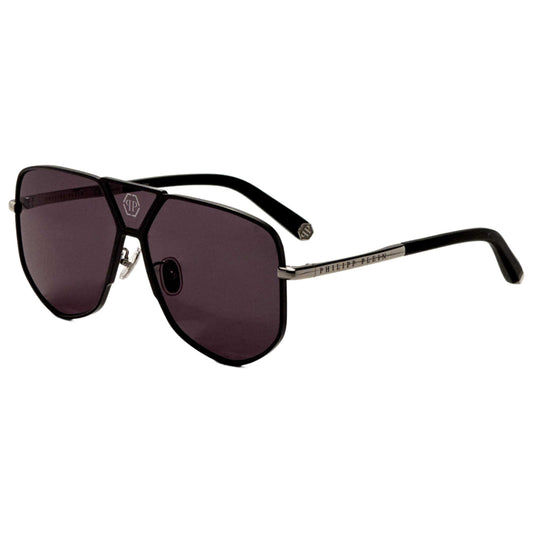 Front view of Philipp Plein Men's Sunglasses SPP009M610H70