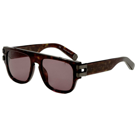 Front view of Philipp Plein Men's Sunglasses SPP011M550722