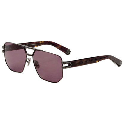 Front view of Philipp Plein Men's Sunglasses SPP012M610584