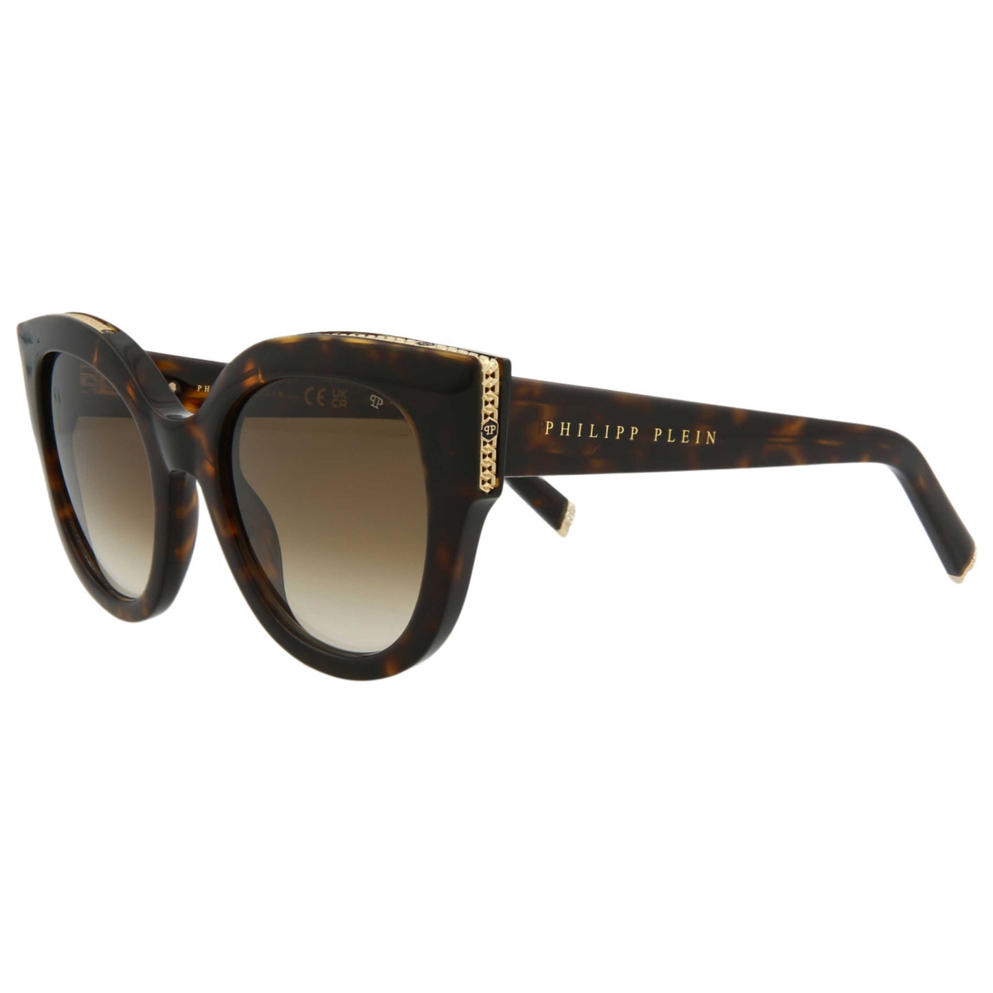 Front view of Philipp Plein Novelty Women's Sunglasses SPP026S-53-0722