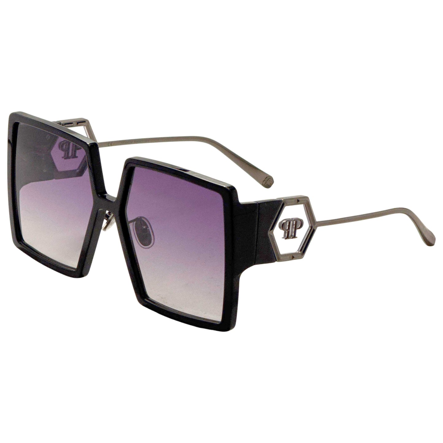 Front view of Philipp Plein Women's Sunglasses SPP028M610700