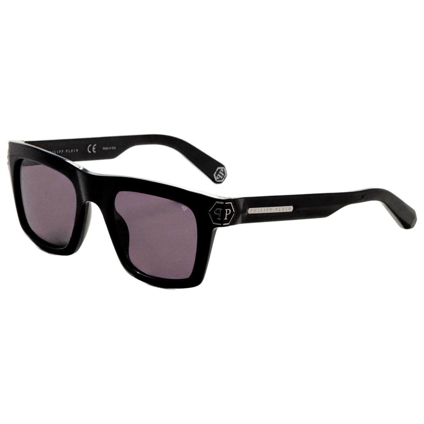 Front view of Philipp Plein Men's Sunglasses SPP043M520700