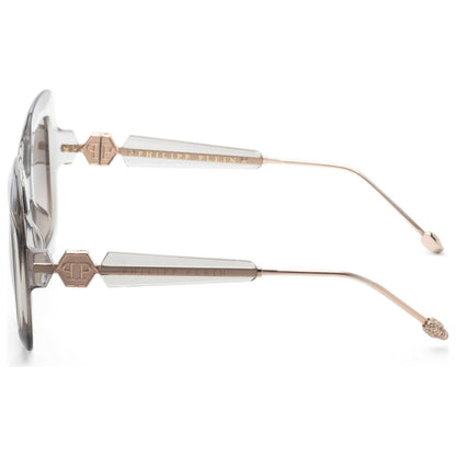 Left view of Philipp Plein Women's Sunglasses SPP065S03GU