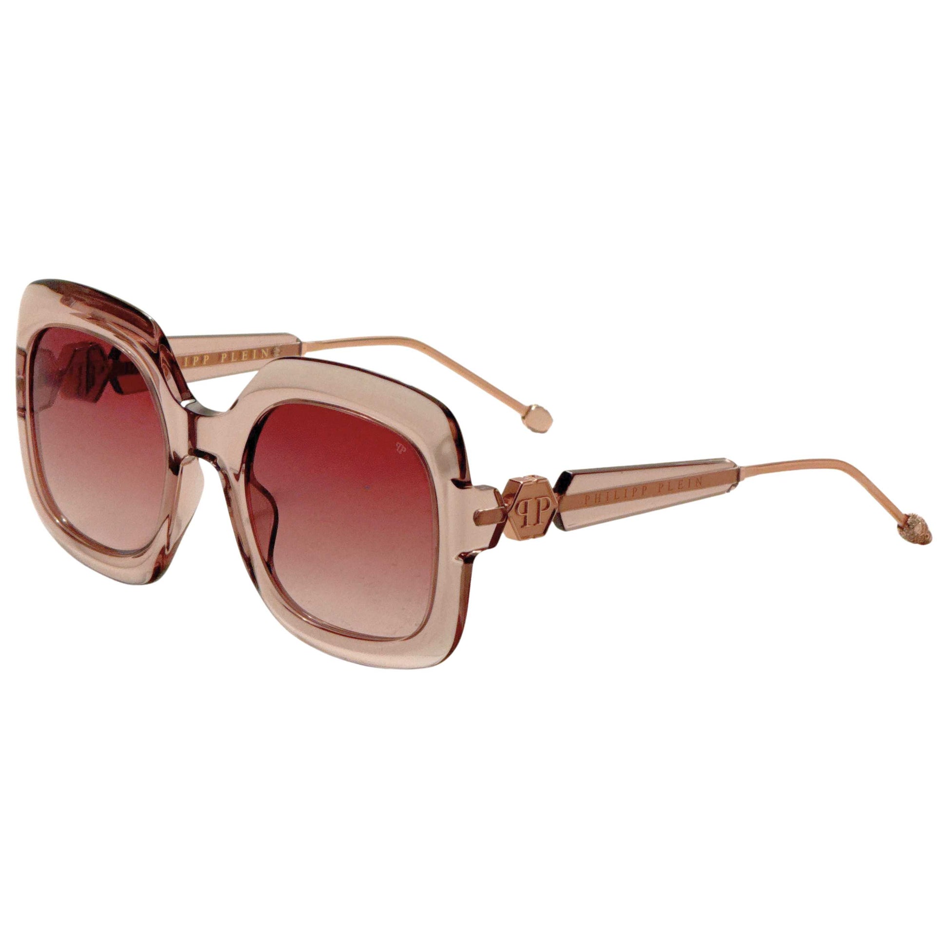 Front view of Philipp Plein Women's Sunglasses SPP065S5507T1