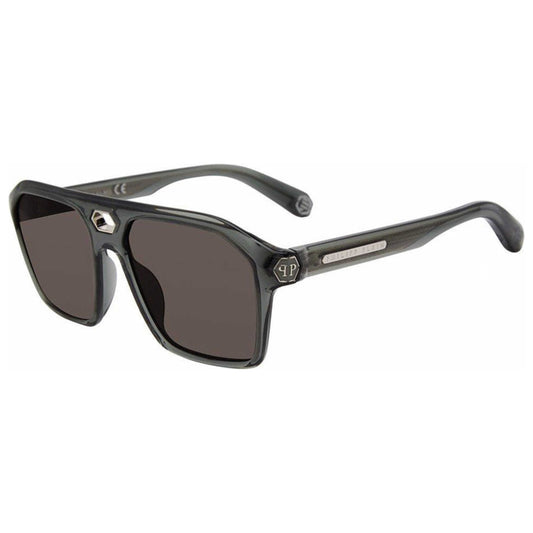 Front view of Philipp Plein Men's Sunglasses SPP072M09RM
