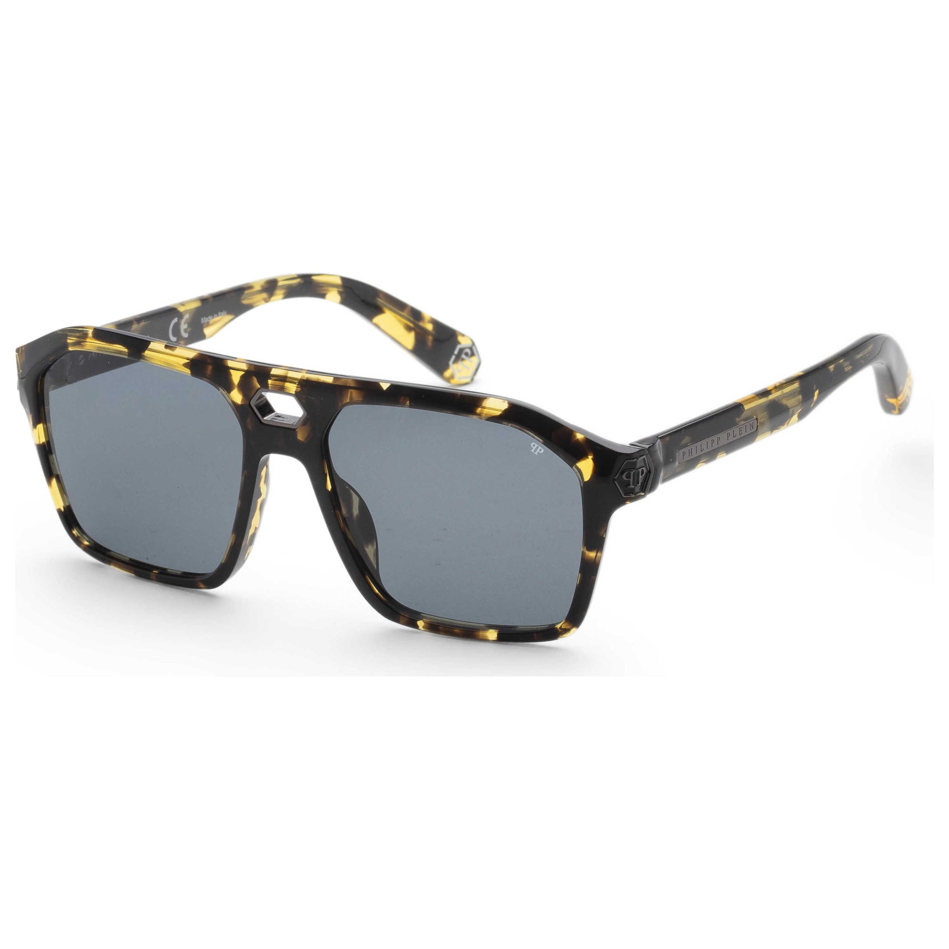 Front view of Philipp Plein Men's Sunglasses SPP072M570709