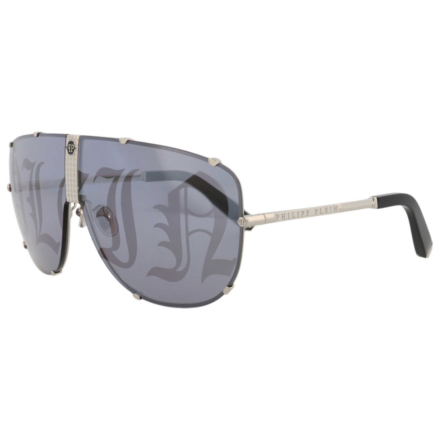 Front view of Philipp Plein Men's Sunglasses SPP075M-69-579L