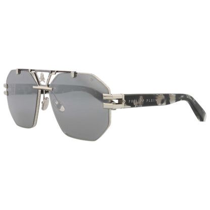 Front view of Philipp Plein Men's Sunglasses SPP077V-63-523X