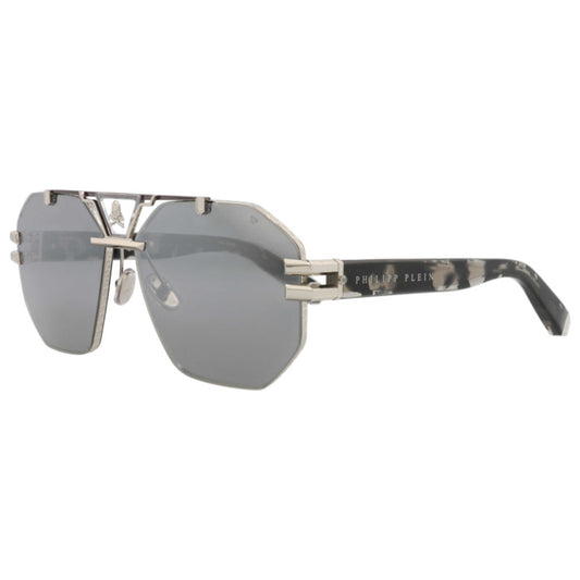 Front view of Philipp Plein Men's Sunglasses SPP077V-63-523X