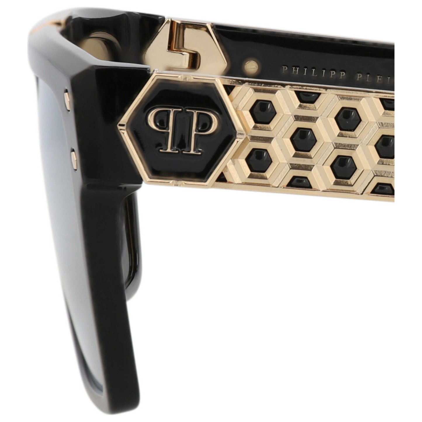 Philipp Plein Unisex Sunglasses SPP080-55-700G - Image #3