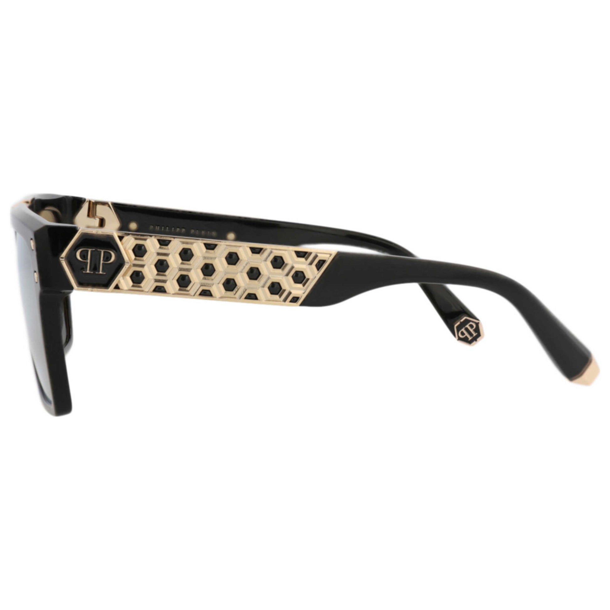 Philipp Plein Unisex Sunglasses SPP080-55-700G - Image #4
