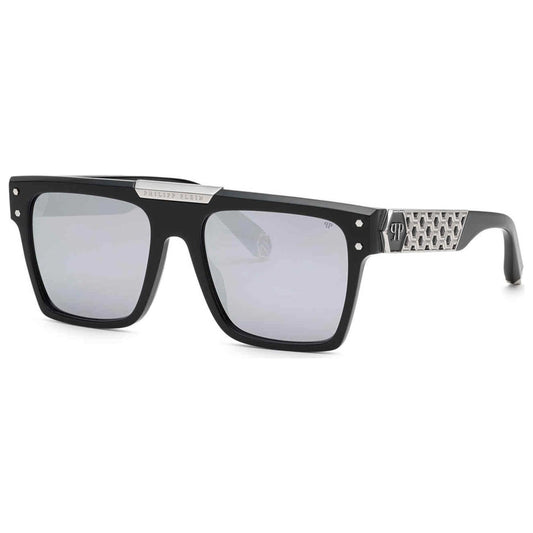 Front view of Philipp Plein Unisex Sunglasses SPP08055700W