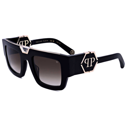 Front view of Philipp Plein Men's Sunglasses SPP092M500700