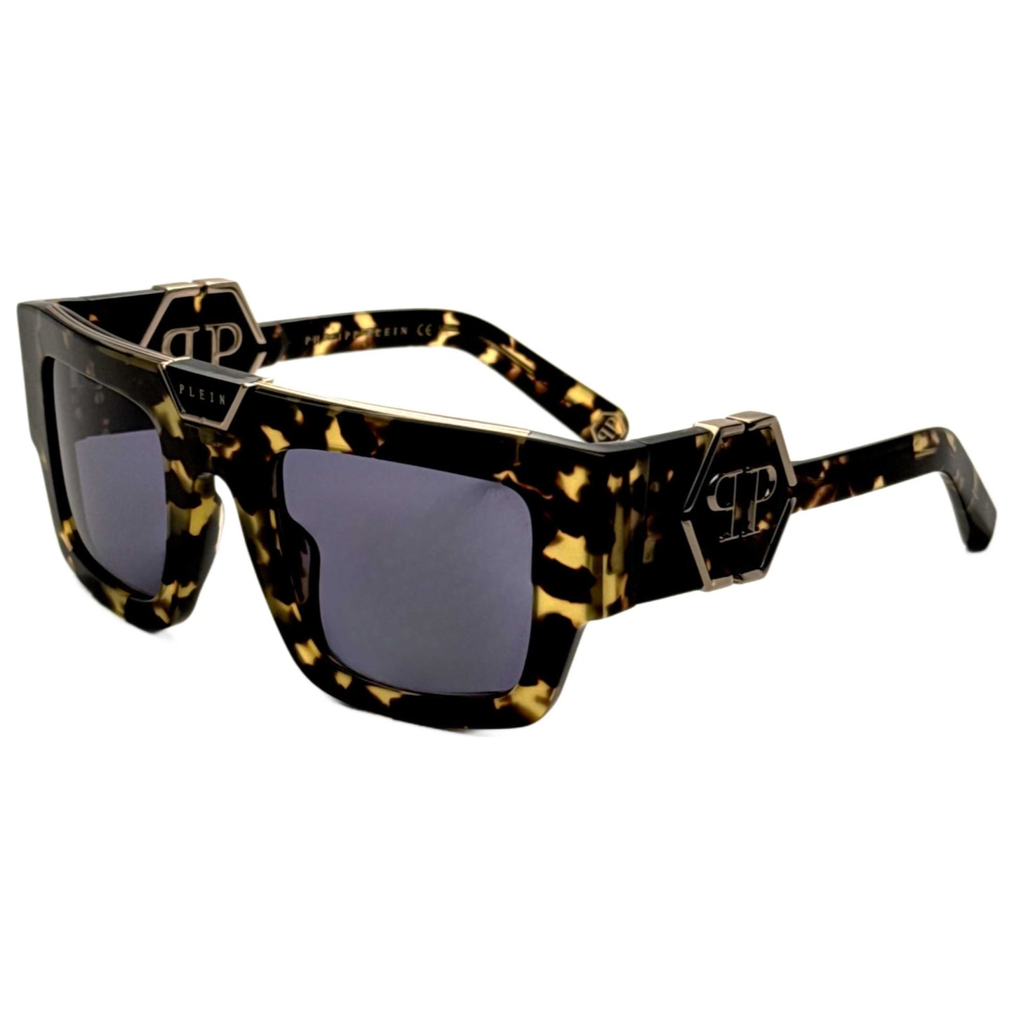 Front view of Philipp Plein Men's Sunglasses SPP092M500781