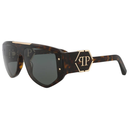 Front view of Philipp Plein Men's Sunglasses SPP093M-65-0722