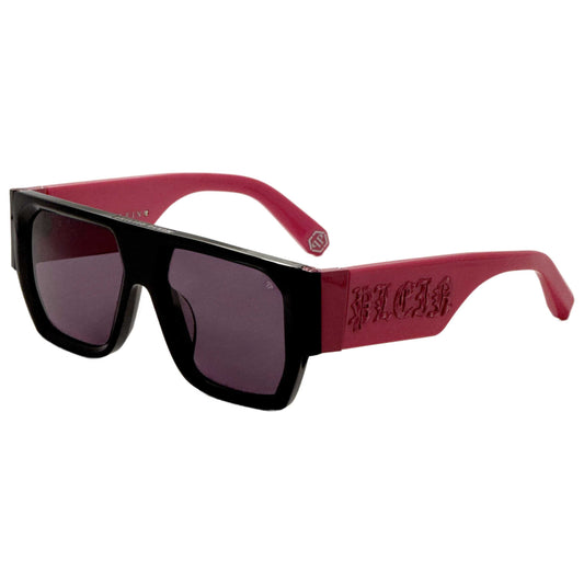 Front view of Philipp Plein Men's Sunglasses SPP094M54700F