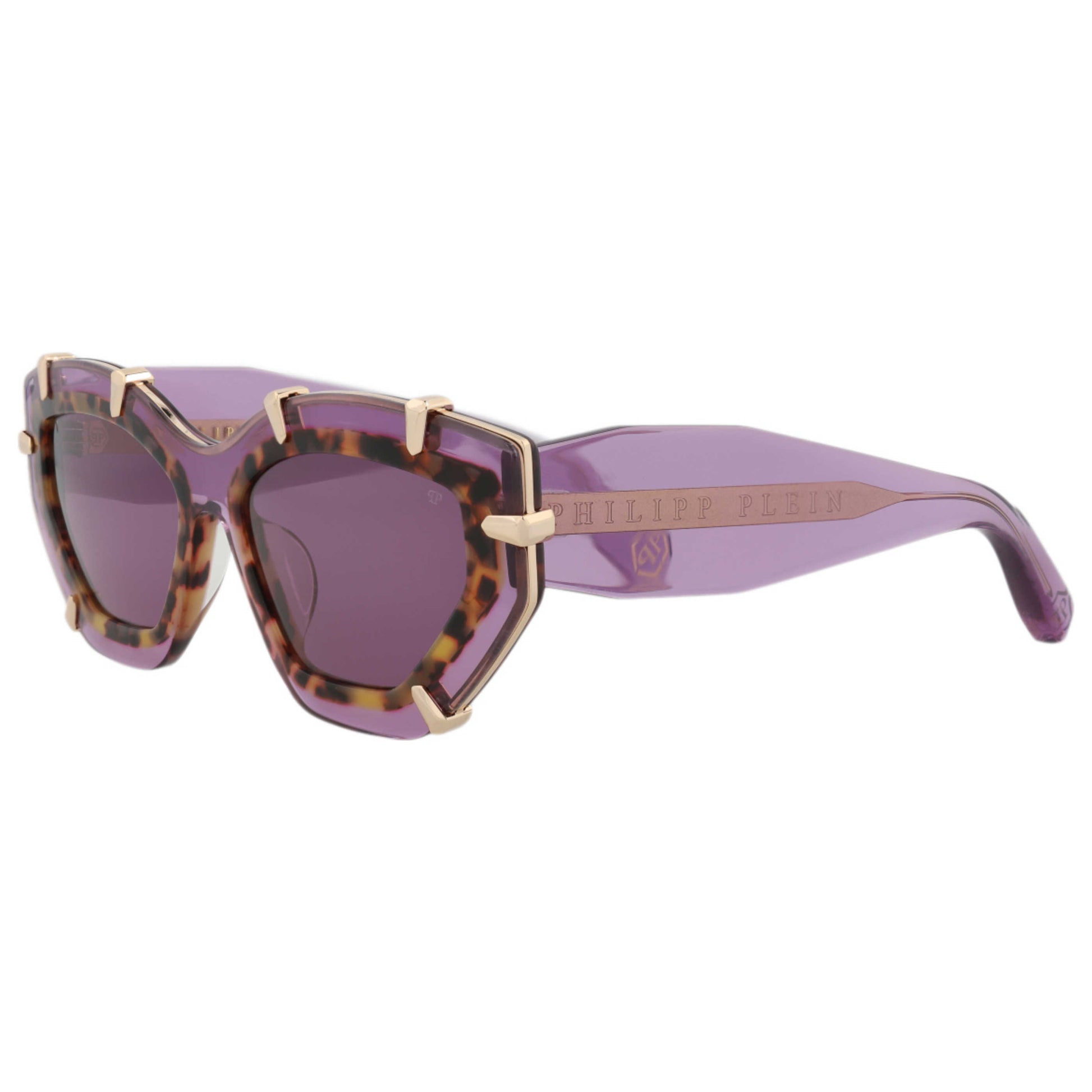 Front view of Philipp Plein Women's Sunglasses SPP099V-55-06PF