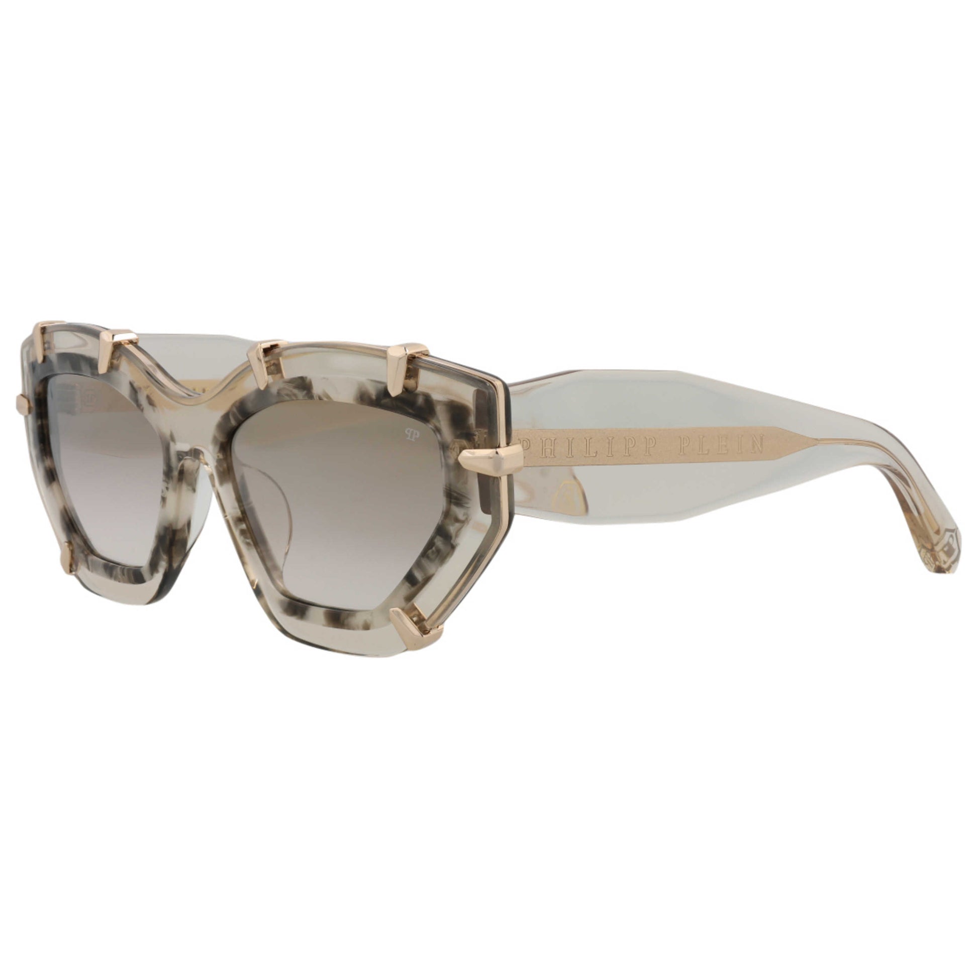 Front view of Philipp Plein Novelty Women's Sunglasses SPP099V-55-7T1G