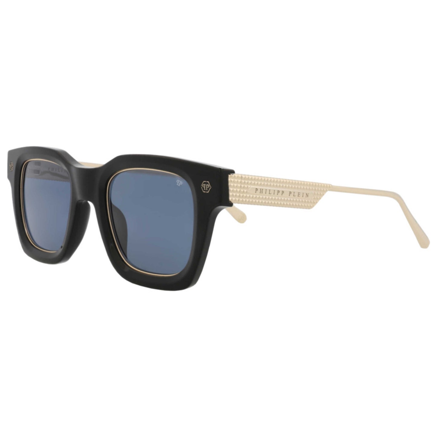 Front view of Philipp Plein Men's Sunglasses SPP105M-50-0700