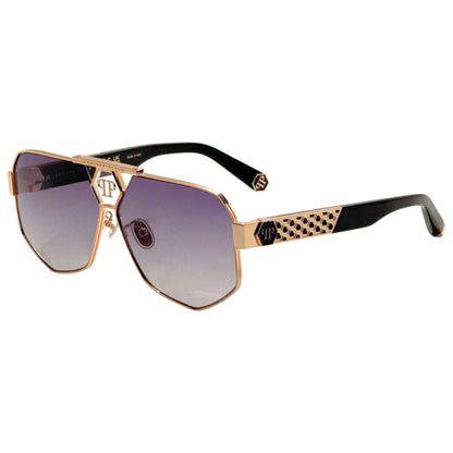 Front view of Philipp Plein Men's Sunglasses SPP107M630302