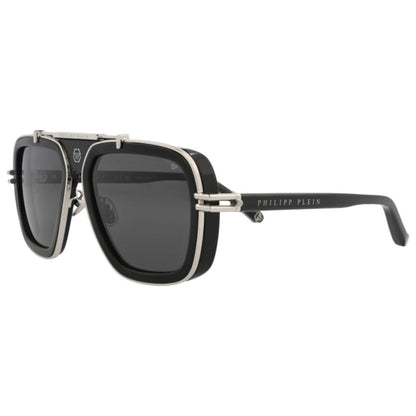 Front view of Philipp Plein Men's Sunglasses SPP109M-57-0700
