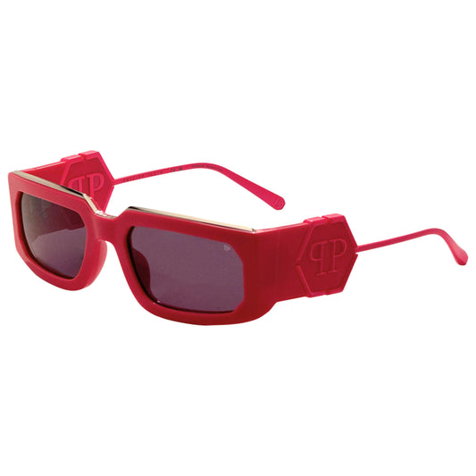 Front view of Philipp Plein Unisex Sunglasses SPP119M5807BE