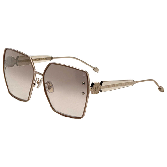 Front view of Philipp Plein Women's Sunglasses SPP122V64300G