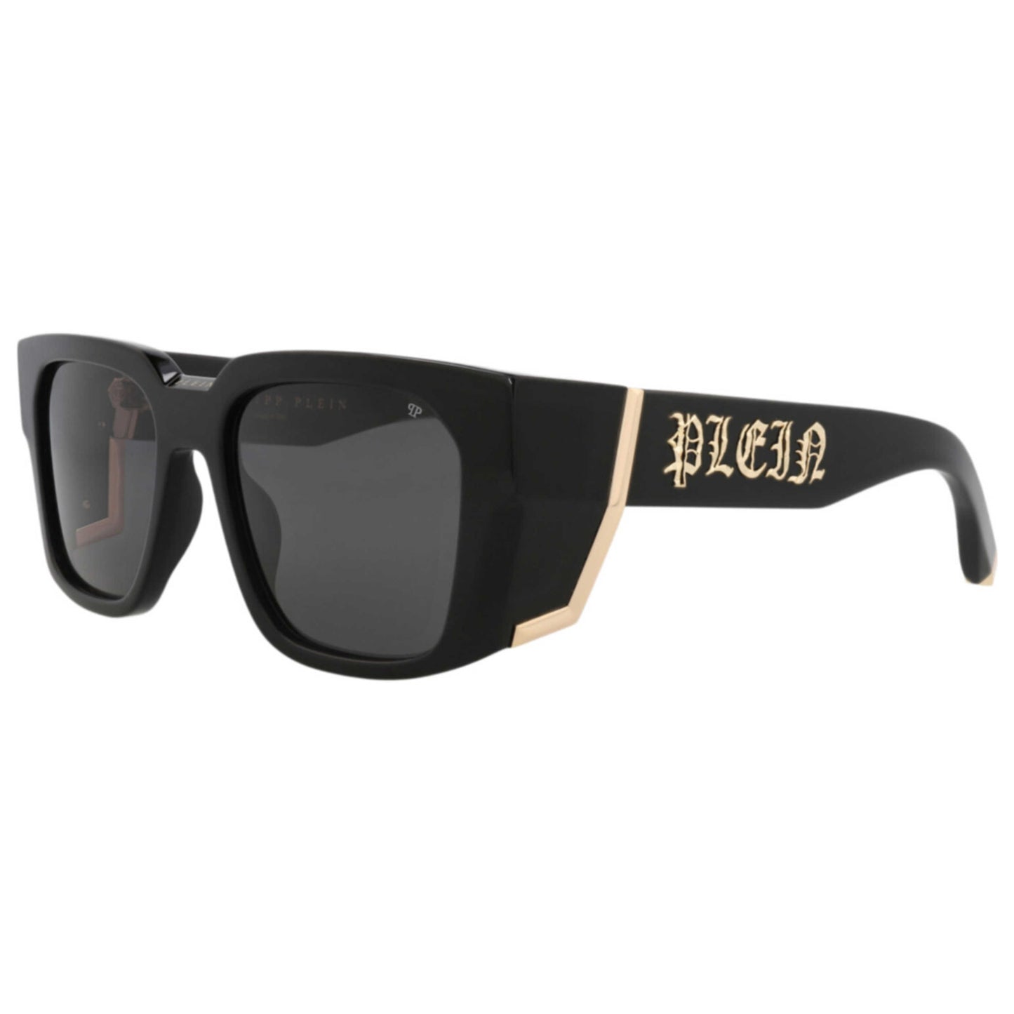 Front view of Philipp Plein Men's Sunglasses SPP130M-54-0700