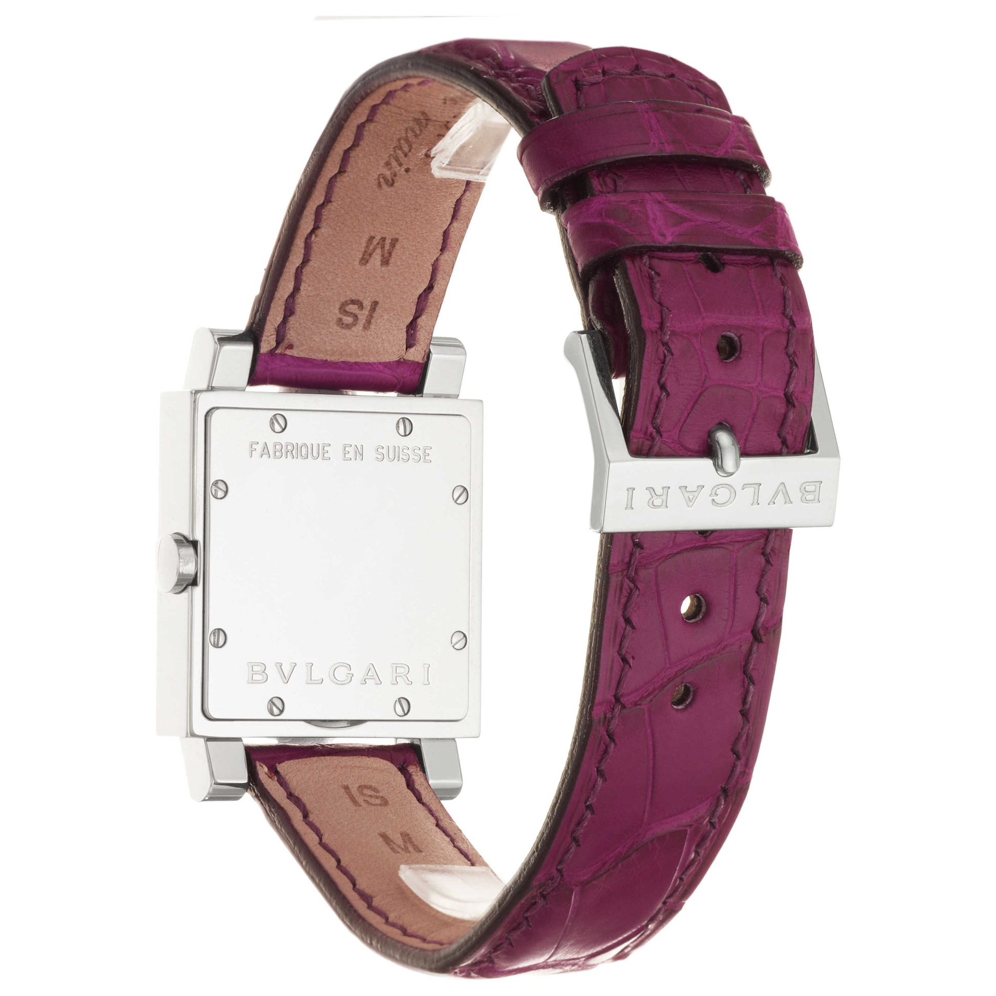 Bulgari Quadrato Women's Swiss Quartz (Battery-Powered) Watch SQ27C2SRL-12 - Image #2