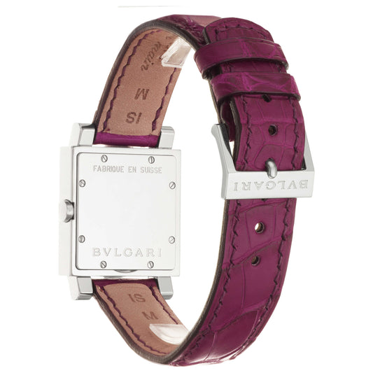Bulgari Quadrato Women's Swiss Quartz (Battery-Powered) Watch SQ27C2SRL-12 - Image #2