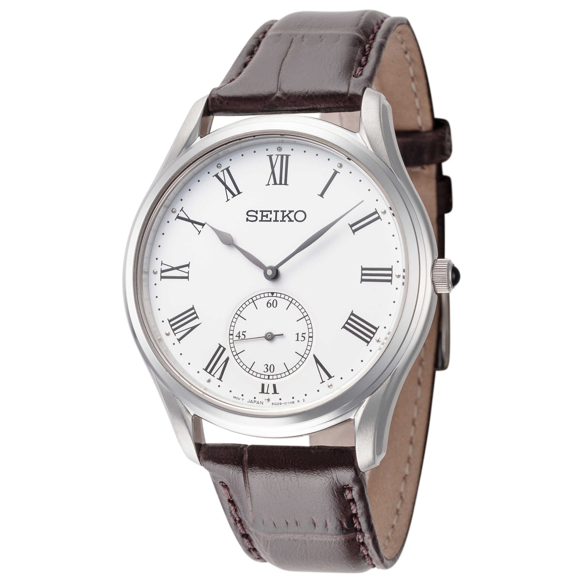 Front view of Seiko Essentials Men's Quartz Watch SRK049