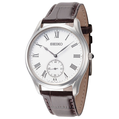 Front view of Seiko Essentials Men's Quartz Watch SRK049