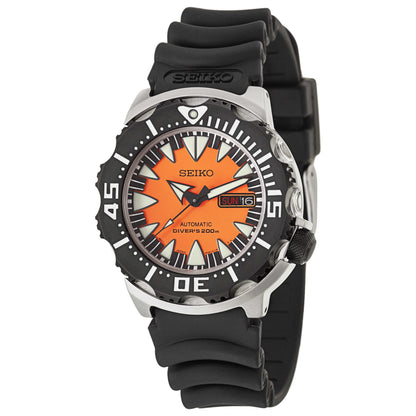 Front view of Seiko Diver Men's Automatic Watch SRP315