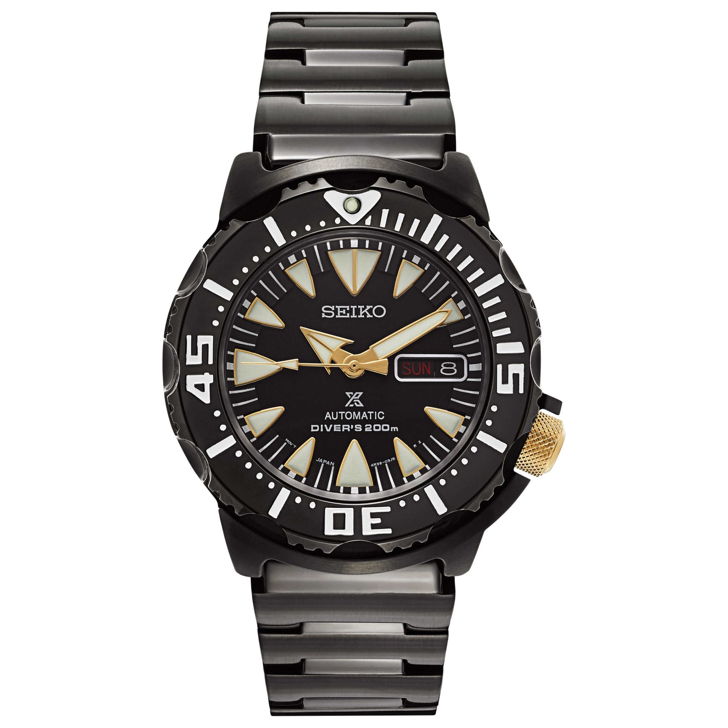 Front view of Seiko Prospex Men's Automatic Watch SRP583
