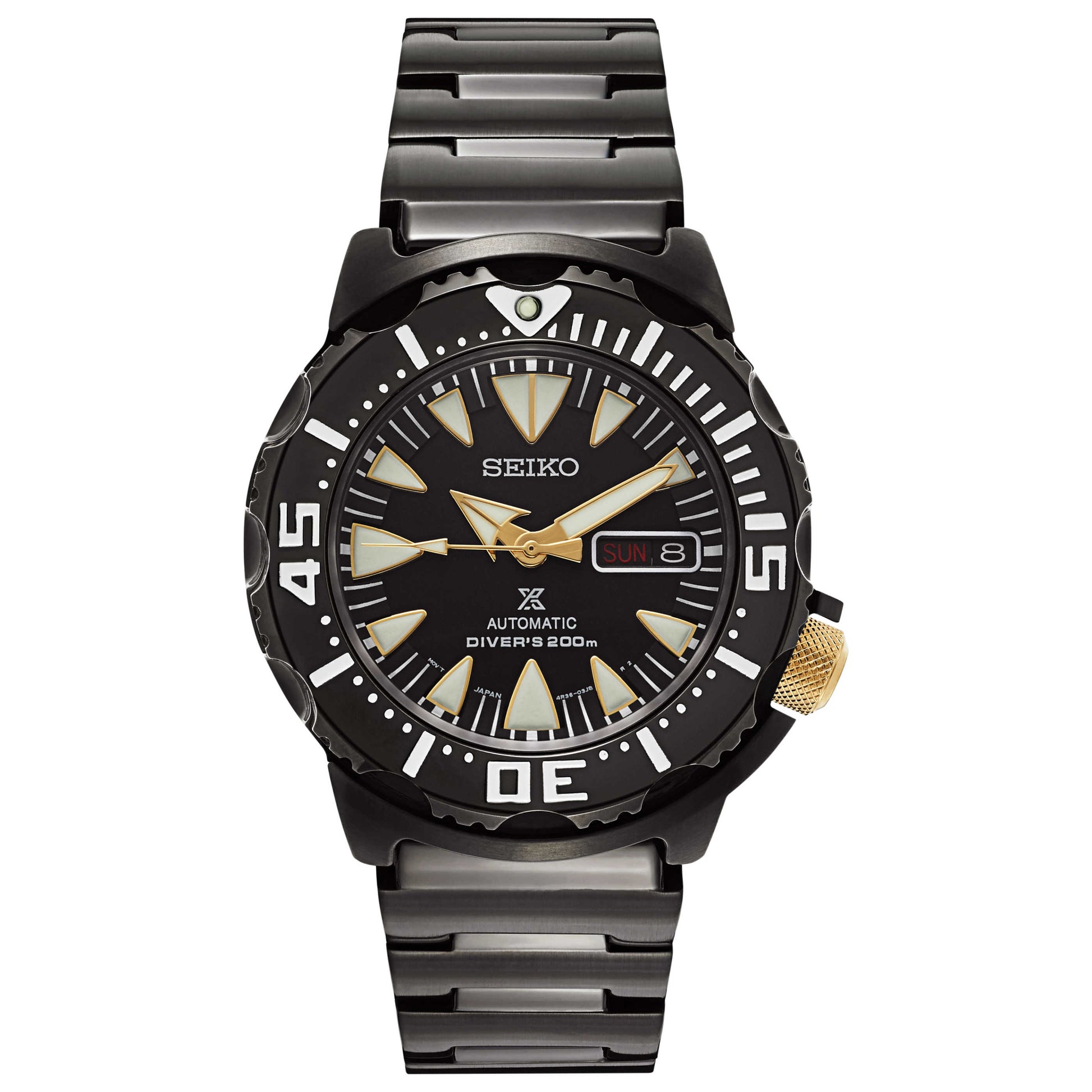 Front view of Seiko Prospex Men's Automatic Watch SRP583
