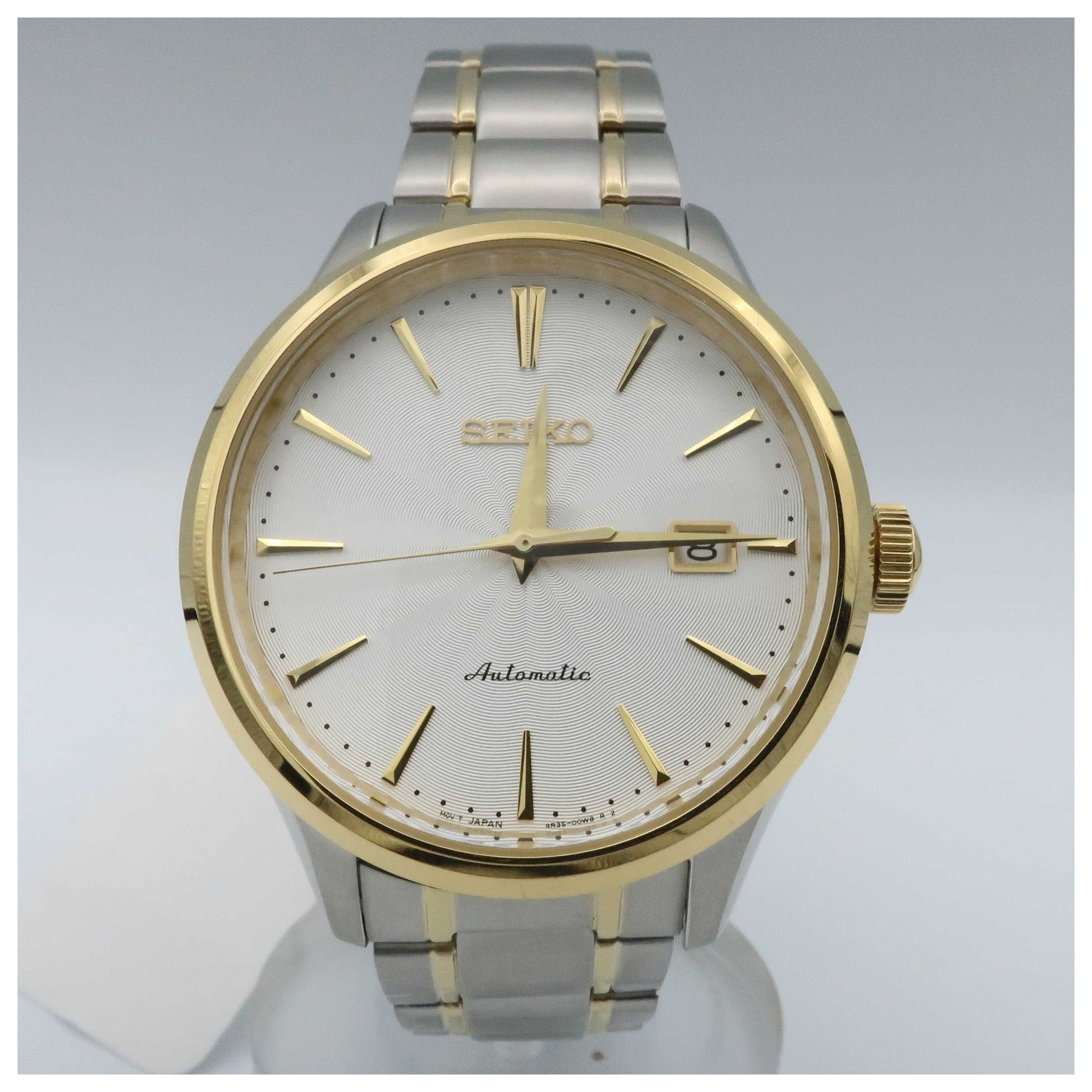 Front view of Seiko Core Men's Automatic Watch SRP704-PO