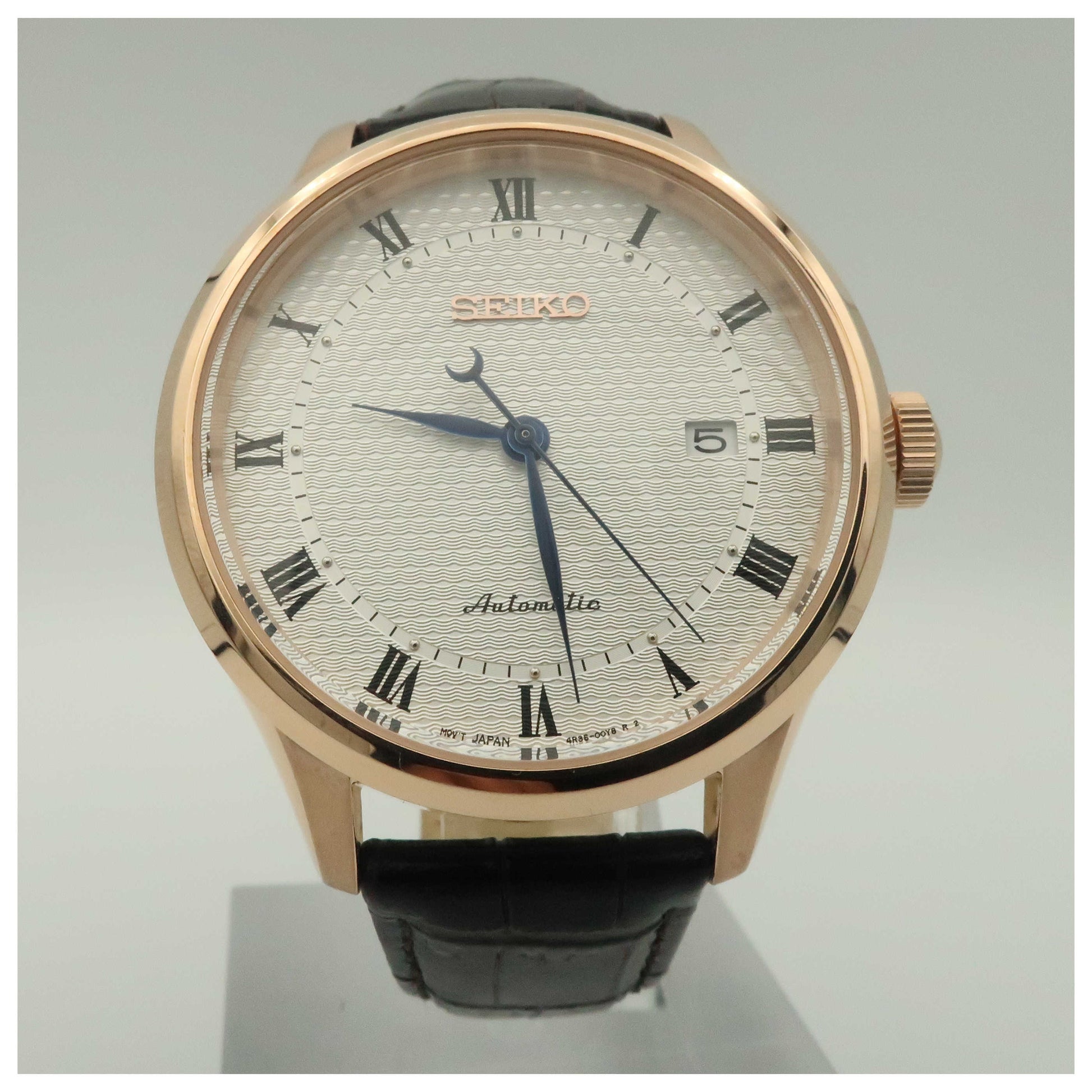 Front view of Seiko Core Men's Automatic Watch SRP772-PO