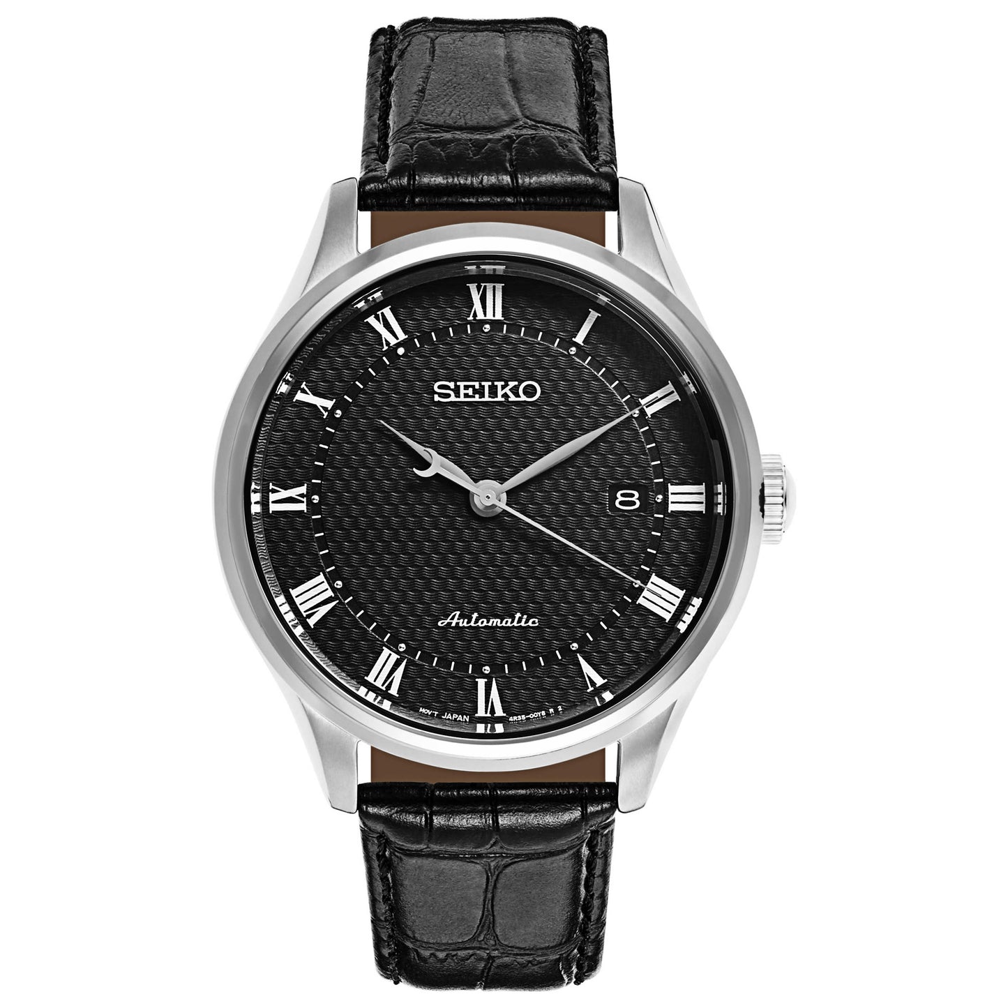 Front view of Seiko Dress Men's Automatic Watch SRPA97